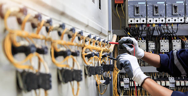 Professional Electrician technician working in Aubrey, TX